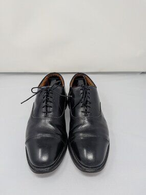 Allen Edmonds Park Avenue Oxford Black Cap Toe Dress Shoes USA Made Size 8 D